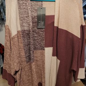 Gorgeous, new Marla Wynne colorblock cardigan.